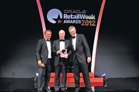 Lord Harris was honoured in 2012